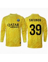 Moške Nogometnih dresov Paris Saint-Germain Matvei Safonov #39 Vratar Tretji 2024-25 Dolgi rokavi
